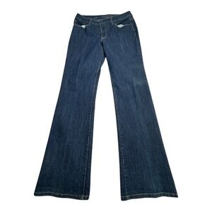 Faded Glory Bootcut Jeans Women's Size 16 Dark Wash Flare Denim Pants‎